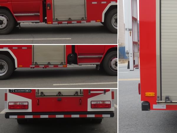 江特牌JDF5110GXFPM50/E6型泡沫消防車(chē)